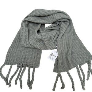 SONOMA The Supercozy Scarf Gray Soft Knit Blanket Scarf Womens NWT